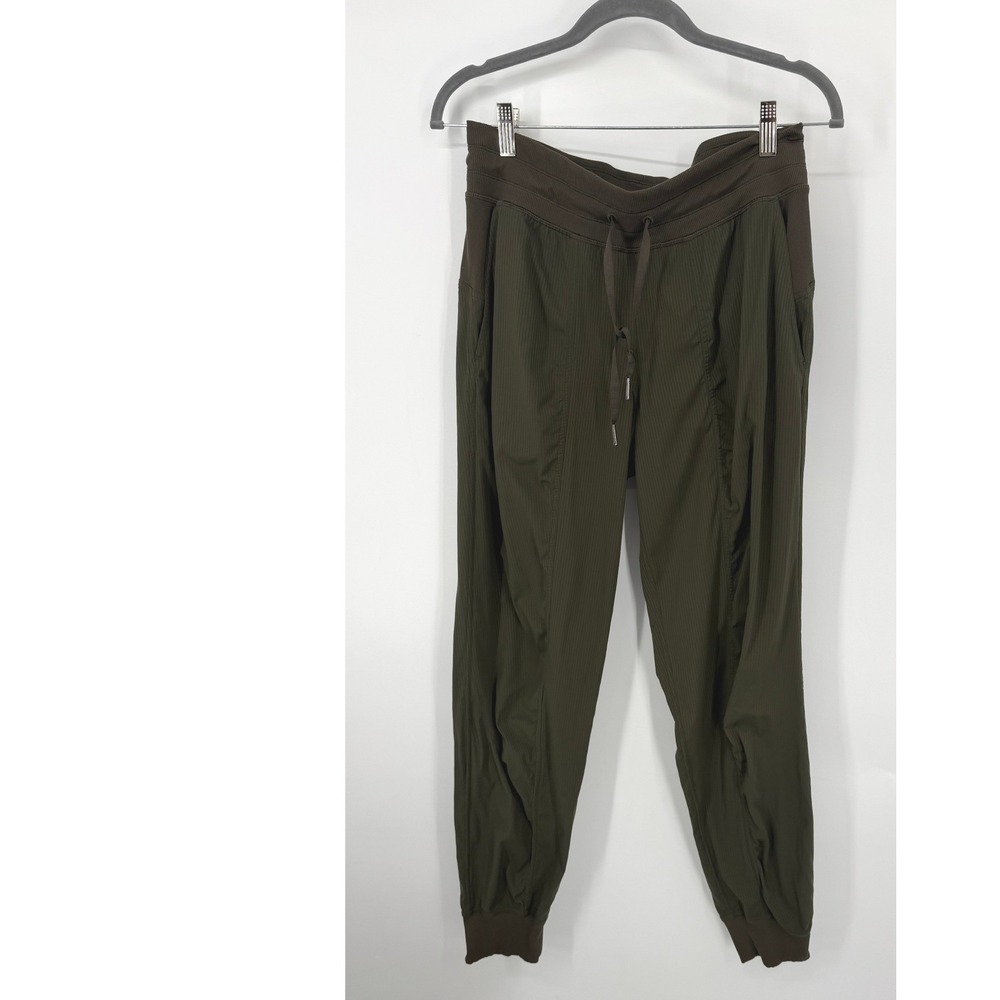 Lululemon Beyond the Studio Joggers Womens Size 8 Dark Olive